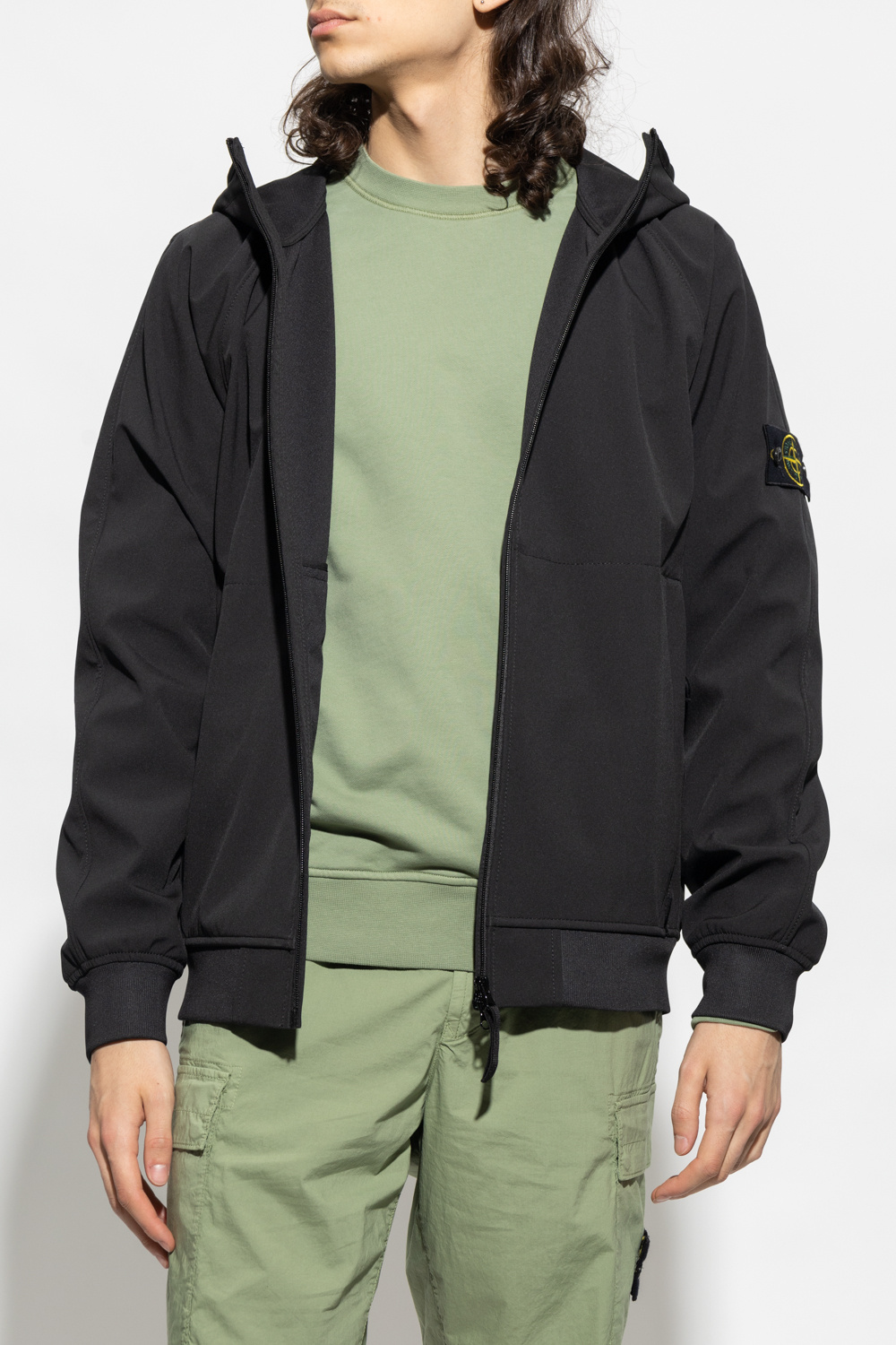 Stone island soft shell cheap bomber jacket